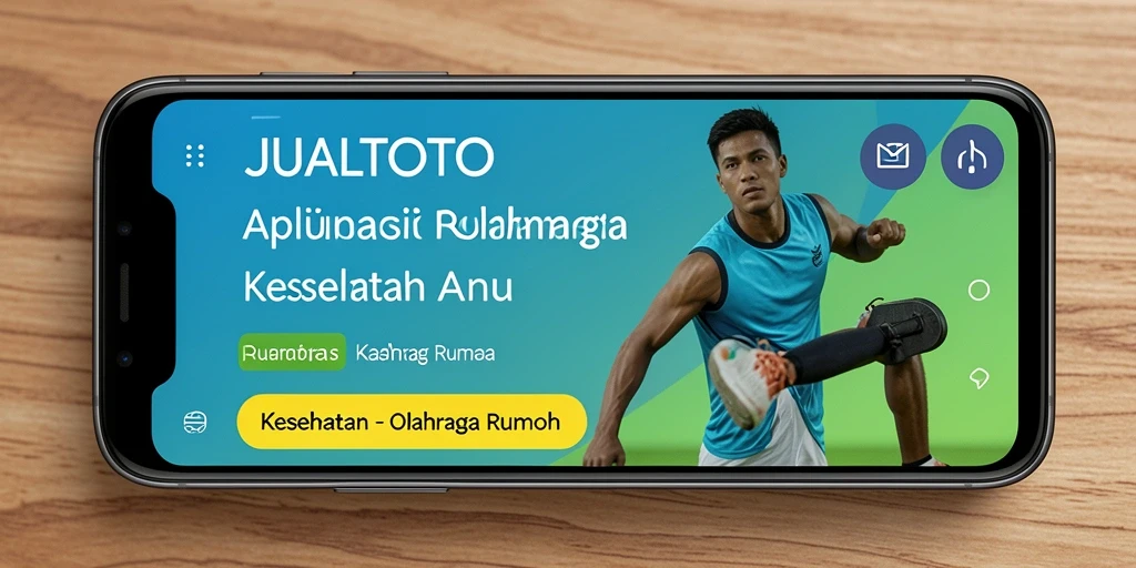 Antarmuka JUALTOTO yang mudah digunakan untuk latihan olahraga rumah.