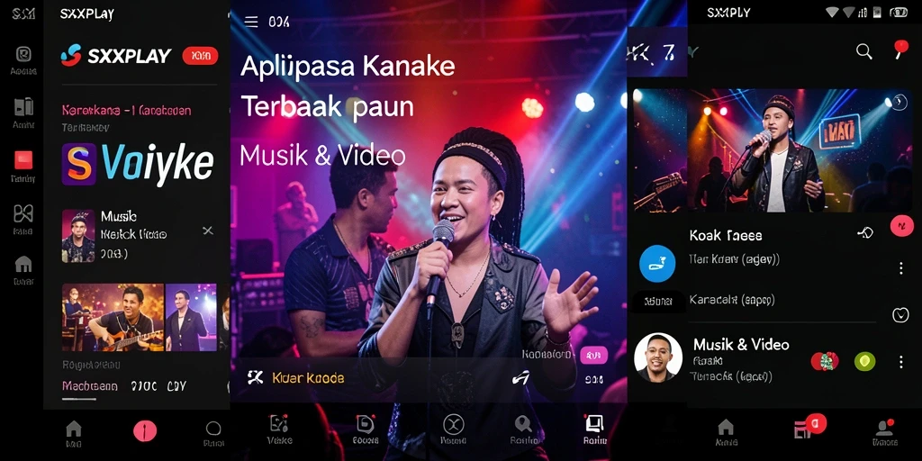 Antarmuka SXXPLAY yang intuitif untuk pengalaman Karaoke terbaik.