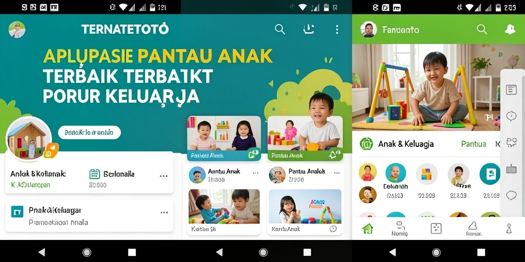 Antarmuka TERNATETOTO yang intuitif untuk memantau anak